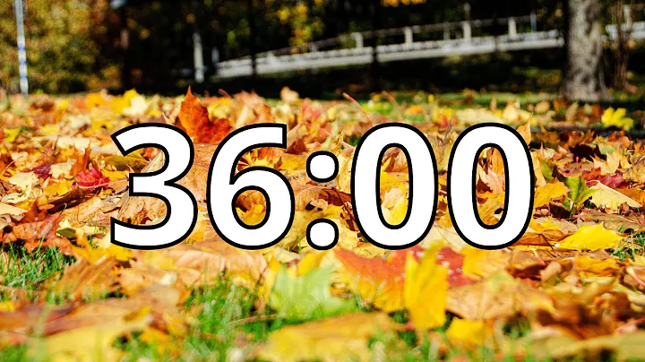 36 Minutes Autumn/Fall Countdown Timer With Music and Alarm (Simple Beep)