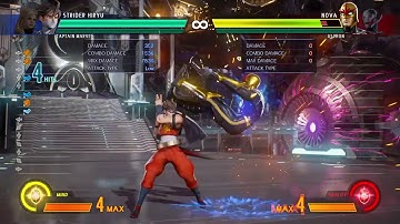 MVCI Cpt. Marvel/Strider Early Known Combos