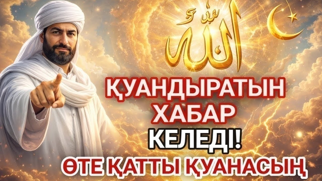 🤲Жақында сені қатты қуантатын жақсы жаңалық келеді