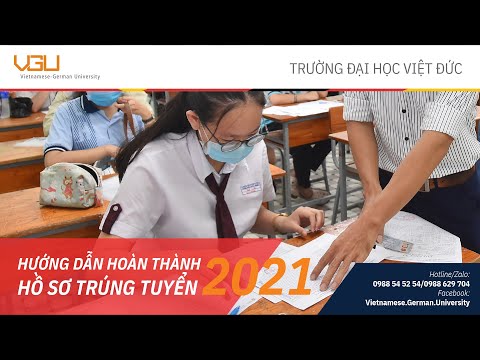 Hướng dẫn hoàn thành hồ sơ trúng tuyển 2021