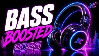 BASS BOOSTED EDM MIX 2026 🔊 EXTREME BASS | GYM, NIGHT DRIVE &amp; PARTY