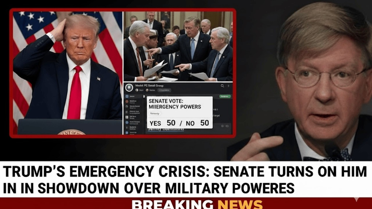 Trump’s Emergency Crisis: Senate Turns on Him in Showdown Over Military Powers