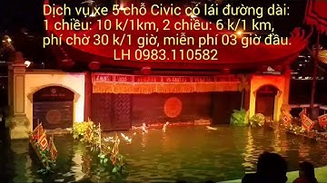 Múa rối nước ở nhà hàng Nắng sông Hồng!