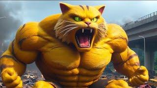 Yellow Giants Cat Destroyed City #ai #cat #cute #trending