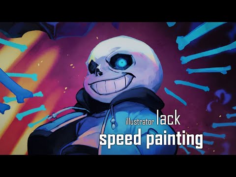 Speed Painting Undertale Sans Illustration Making イラスト メイキング Youtube