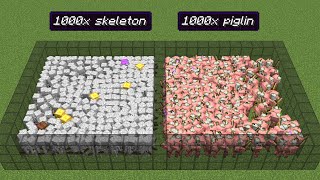 1000x skeleton vs 1000x piglin #289