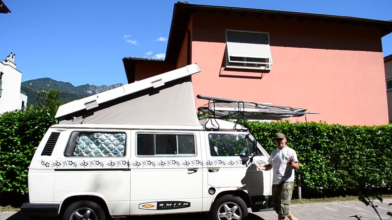 VW Bus T3 Westfalia California Dachträger roof rack umbau YouTube