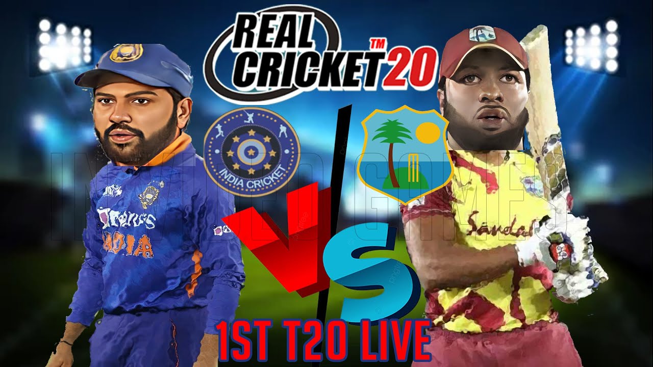 1st t20 India vs West Indies Eden gardens, Kolkata Real Cricket 20 is back - Live Stream