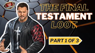 The Final Testament Loot-Part 1 of 3-WWE Champions (okthunder portal shout)