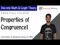 Properties of Congruence1 || Lesson 129 || Discrete Math &amp; Graph Theory || Learning Monkey ||
