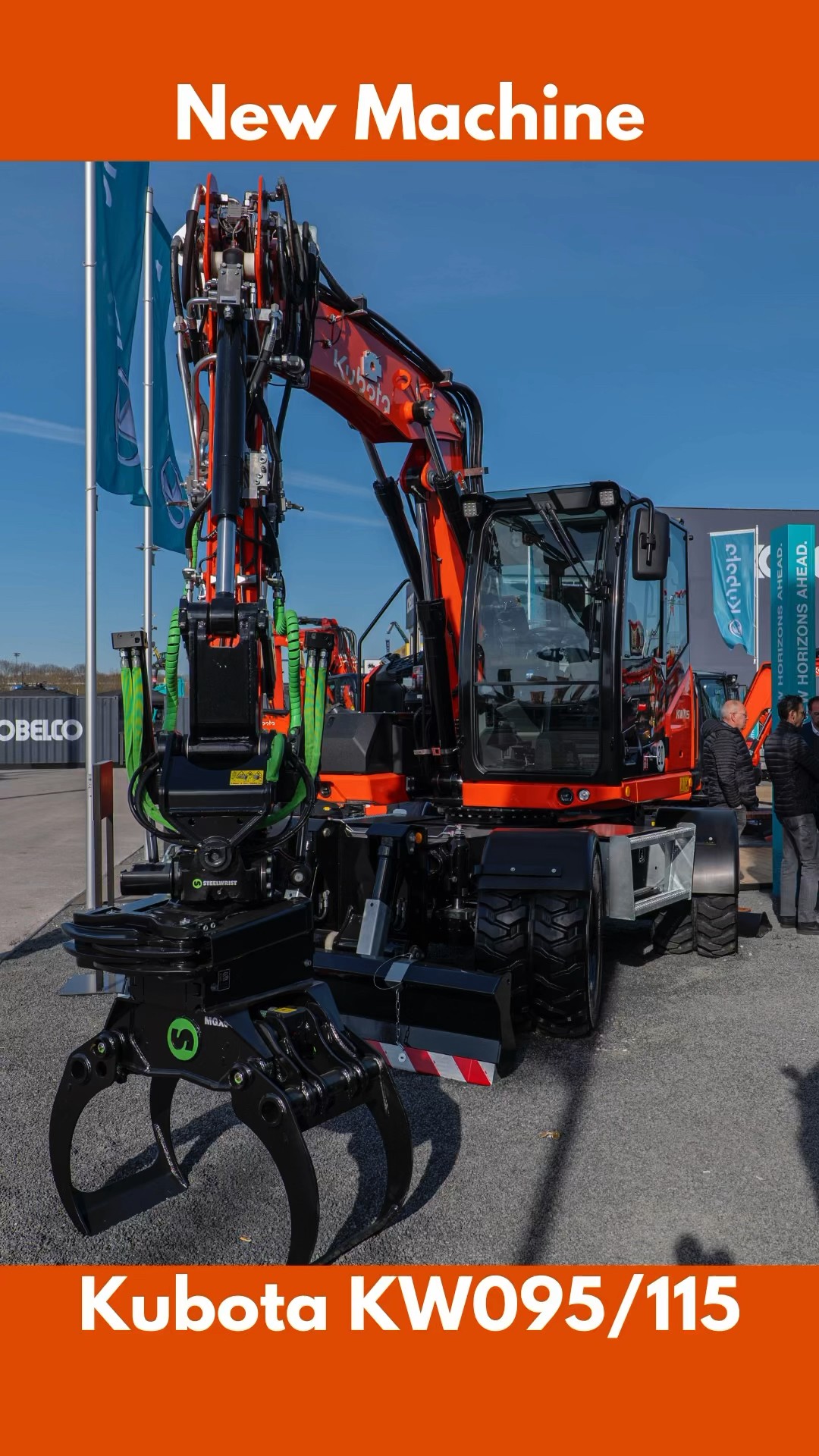 Brand new Kubota KW 095 and KW 115 at Bauma - YouTube