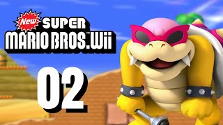 New Super Mario Bros Wii - World 2 Full Walkthrough (100% Complete)
