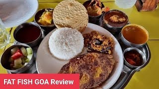 Fat fish restaurant Goa | Best seafood hotel & famous fish thali in North Goa | Exploring Baga vlog