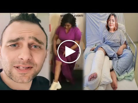 حسدوكي ياعمري اول رد فعل وتأثر حسام حبيب بعد نقل شيرين عبد الوهاب للمستشفى بعد سقوطها على المسرح