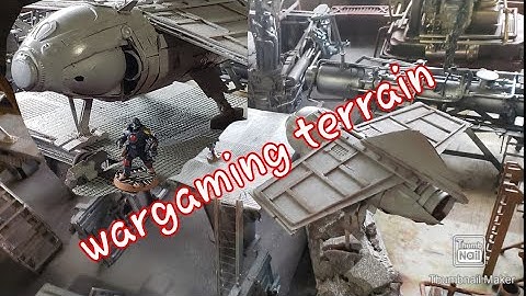 wargame terrain sci fi industrial complex