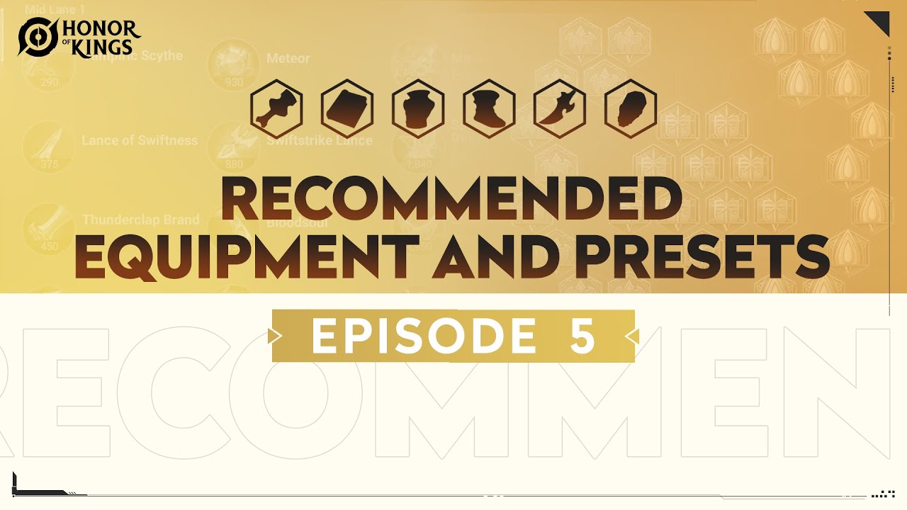 Honor of Kings Tutorial: Equipment and Sets - YouTube