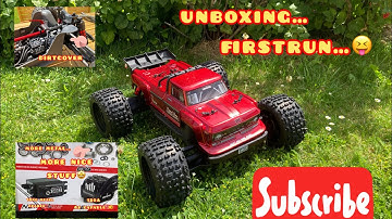arrma outcast 4s V2.5 - unboxing + firstrun🤘 #arrma #arrmaoutcast #rccar #rccarbashing  #rccrash