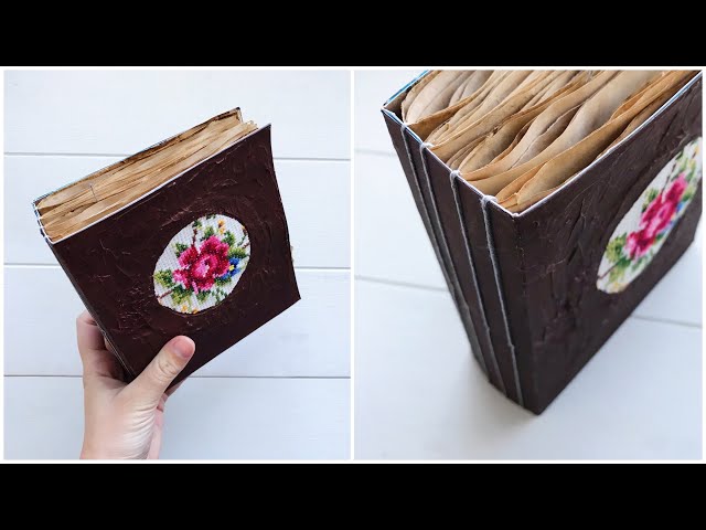 DIY | How To Make An Easy Vintage Journal | Step By Step