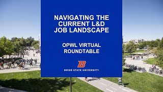 Navigating the current Learning and Development job landscape - OPWL Virtual Roundtable