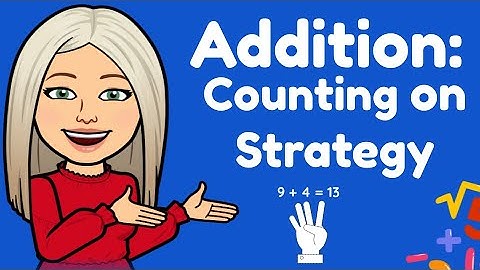 Mini Maths Tutoria:l Addition Counting on Strategy (Foundation/Year 1)