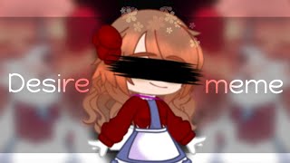 ((Desire meme)) ft. Mrs. Afton || FNaF || Gacha club || ⚠️BLOOD⚠️|| Mrs. Afton's backstory (MY AU)