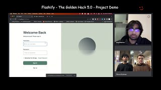 Flashify - The Golden Hack 50 - Demo Video