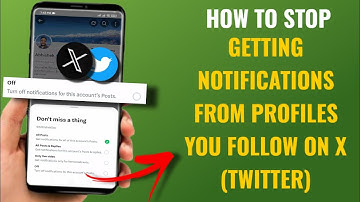 How to Stop Getting Notifications from Profiles You Follow on X (Twitter) | English