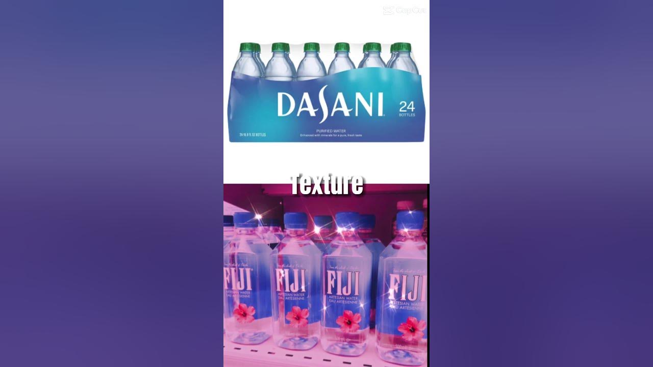 Dasani vs Fiji water 💧 fyp vs debate water YouTube