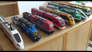 Froggy Ville - All the Trains in Our Collection! (#legocity, #legotrains)