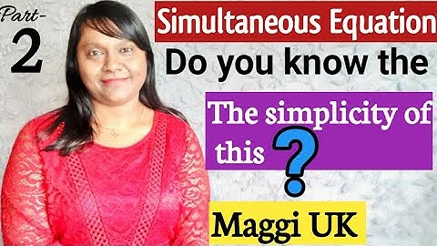 Part 2-SIMULTANEOUS Equation-Elimination Method|Solving simultaneous equation|Steps how to solve it