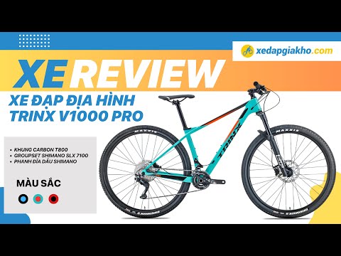 Video Xe Đạp Địa Hình MTB TrinX V1000 Pro 29 Inch – Khung Carbon | Shimano