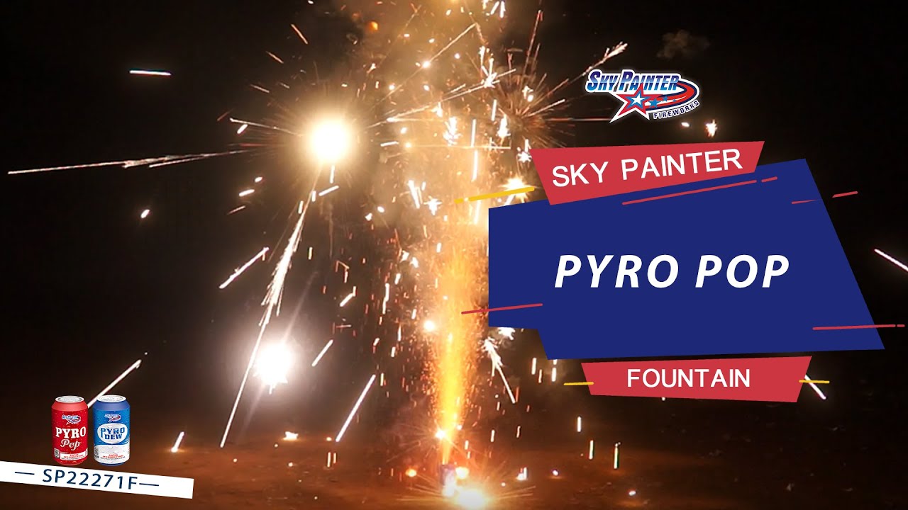 SKY PAINTER FIREWORKS FOUNTAIN SP22271F PYRO POP FOUNTAIN FIREWORKS