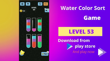 water color sort level 53 //Android Games 2022