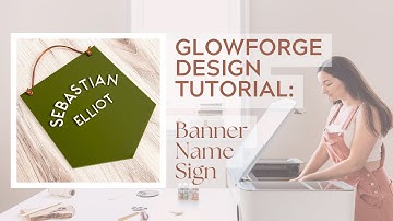 Glowforge File Tutorial: Banner Style Name Sign using Adobe Illustrator