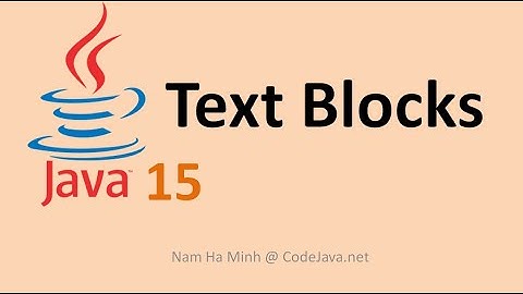 What is Text Blocks feature in Java 15?