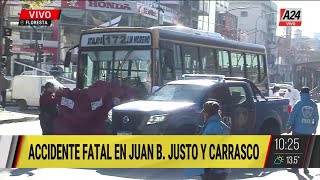 🚨 Accidente Fatal En Juan B. Justo Y Carrasco: Una Mujer Fue Atropellada Por Un Colectivo