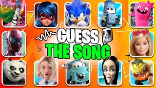 Guess Who's Singing 🎤🎙️🎶| Disney Song Quiz Challenge | Ladybug,Gwen Stacy,Spider Man,Panda, Sonic