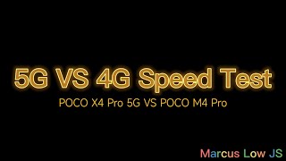 5G VS 4G Network Speed Test (POCO X4 Pro 5G VS POCO M4 Pro) screenshot 5