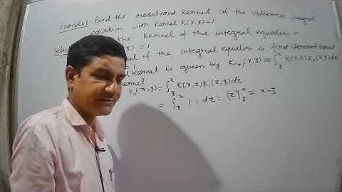 Problem of iterated Kernel