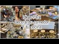 DECORACIÓN NAVIDEÑA PARA MI COCINA Y MI COMEDOR/Decoración sencilla y elegante para NAVIDAD 2020