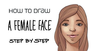 How to draw a female face step by step with your Wacom tablet - Wacom Tutorial