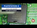 PlayStation 4 USB IC Chip GL3520 replacement. USB Connectivity fix/repair.