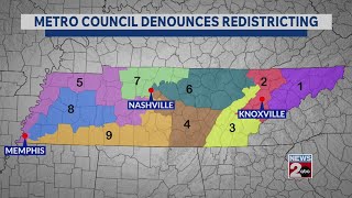 Metro Nashville council denounces redistricting