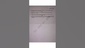 B.com 5th Sem English 2024 QP | OU #bcom #english #pyq