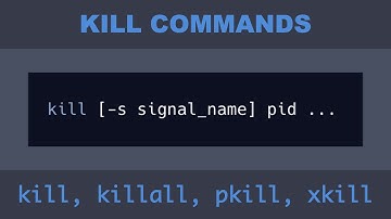 4 ways to kill Linux processes – kill, killall, pkill, xkill