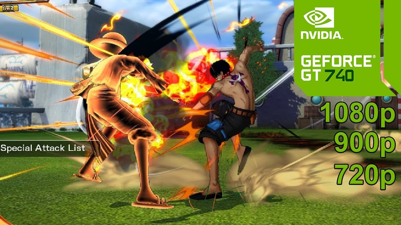 One Piece Burning Blood GamePlay in Nvidia Geforce GT 740 & GT 740M