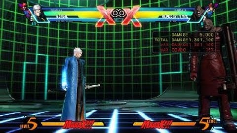 UMVC3 Vergil Rapid Slash into Rising Sun combo