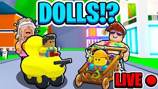 Trading NEW Dolls in Adopt Me Update LIVE Roblox