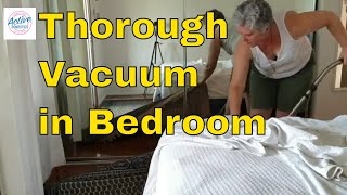 Thorough Vacuum for the Bedroom - Life Skills: Vacuuming #cleanwithme