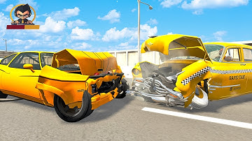 Beamng Drive: HEAD ON COLLISION & CRASHES | 4K @BeamNGwithRyan